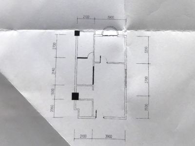 1室1廳1陽(yáng)臺(tái) 江東四季公寓戶型圖