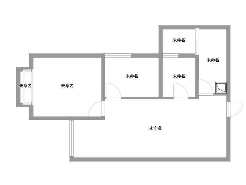 2室2厅1阳台 拓东大城二期户型图