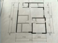 3室2廳1陽臺 蓮花池畔戶型圖