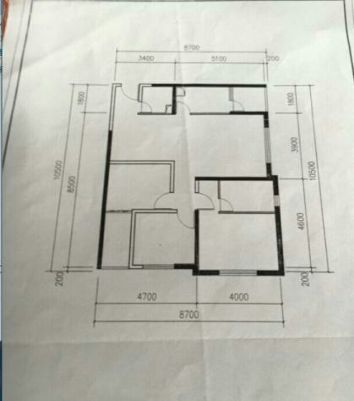 3室2廳1陽臺 蓮花池畔戶型圖