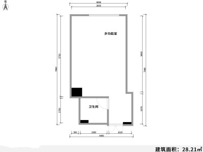 1室1廳1陽臺(tái) 國際銀座