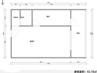 1室1廳1陽(yáng)臺(tái) 潤(rùn)城八區(qū)戶(hù)型圖