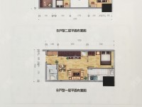 2室2廳 海倫MAX公寓戶型圖