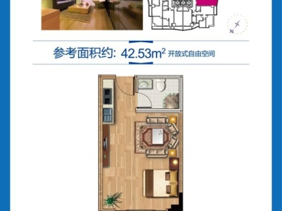 1室1廳1陽(yáng)臺(tái) 兆豐六仟城