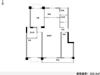 3室2廳2陽臺 盛世豪庭一、三期戶型圖