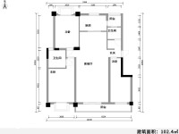 3室2廳2陽臺 盛世豪庭一、三期戶型圖