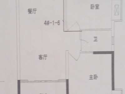 1室1廳1陽臺(tái) 節(jié)孝巷16號(hào)戶型圖