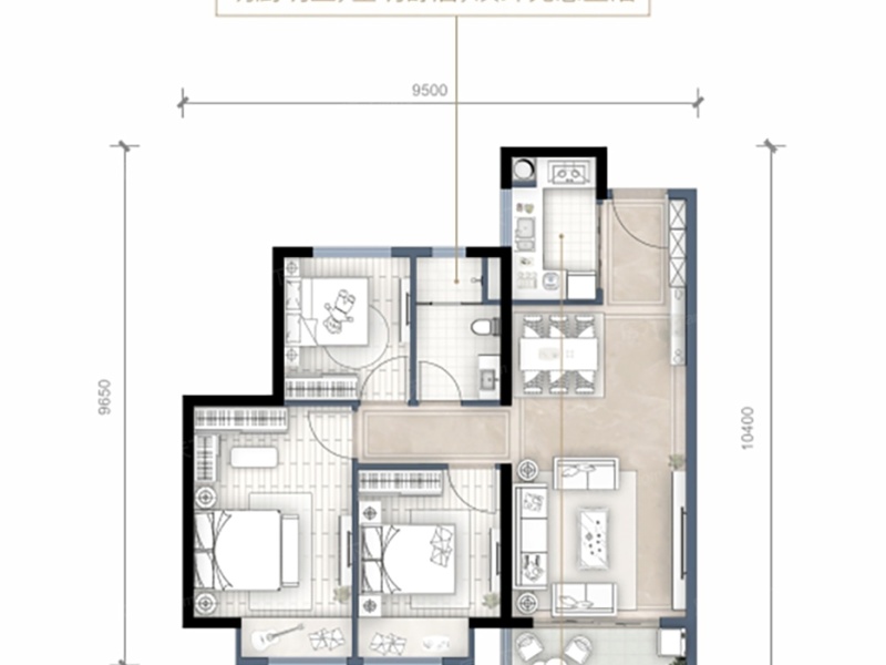 金地云溪九境一期戶型圖