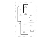 3室2廳1陽(yáng)臺(tái) 銀杏廊亭戶型圖