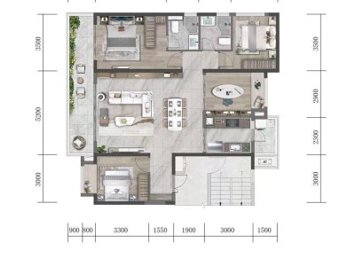 4室2廳 龍湖攬境