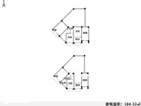 5室2廳2陽臺 大成名園戶型圖