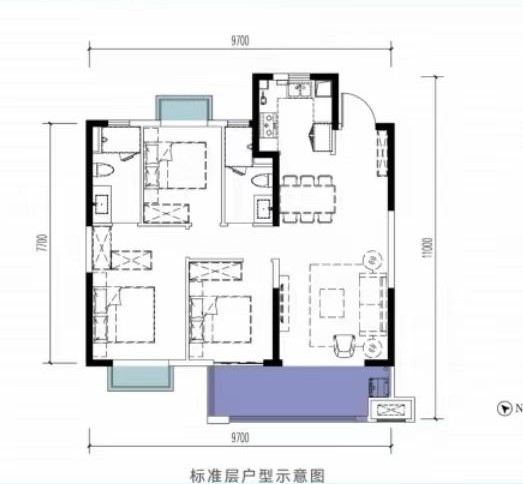 大华公园天下南岸户型图