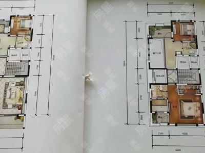 6室2廳1陽臺 滇池ONE7號地塊劍橋公館別墅戶型圖