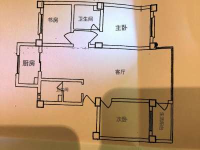 3室3廳1陽臺(tái) 和睦居戶型圖