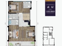 5室3廳 紫境府別墅戶型圖