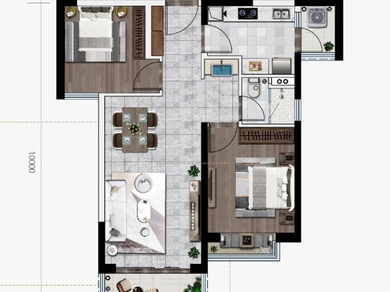 中鐵時代央著戶型圖