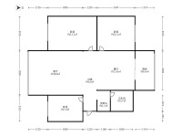 3室2廳1陽臺 巴士家園戶型圖