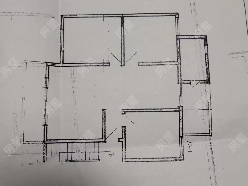 3室2廳1陽臺 西壩路283號戶型圖