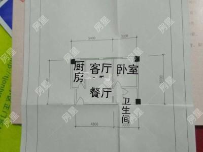 2室2厅1阳台 大商汇F区（大商汇茶城）户型图