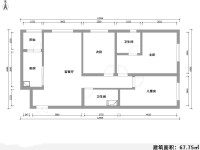 3室2廳1陽臺 俊發(fā)逸天峰戶型圖