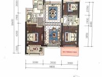 3室2廳 綠城春江明月戶型圖