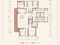 5室2廳2陽臺 俊發(fā)逸天峰戶型圖