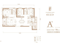 4室2廳2陽(yáng)臺(tái) 俊發(fā)逸天峰戶型圖