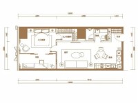 3室2廳1陽臺(tái) 俊發(fā)逸天峰戶型圖
