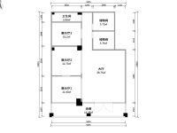 3室2廳2陽(yáng)臺(tái) 陽(yáng)光花園二期昊苑戶型圖