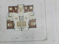 3室2廳1陽臺 華夏御府御棠戶型圖