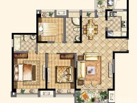 2室1廳1陽臺 紅星國際晶品戶型圖