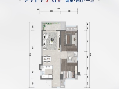 華發(fā)書香云海海尚A1戶型(海尚)