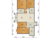 4室2廳2陽臺 同德昆明廣場B區(qū)戶型圖