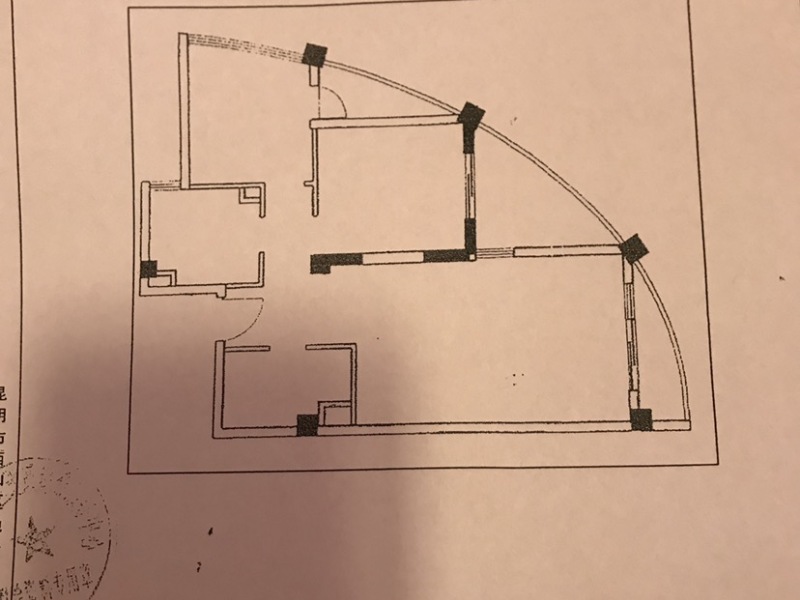 2室1廳1陽(yáng)臺(tái) 凱旋花園戶(hù)型圖