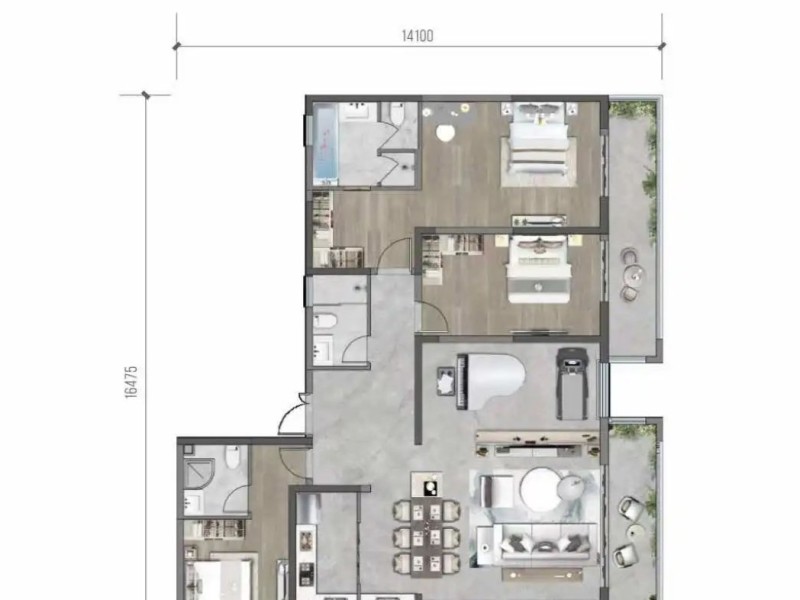 北大資源滇海壹號戶型圖