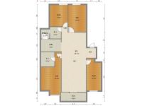 4室2廳1陽臺 俊發(fā)灣流海A3地塊(琥珀俊園)戶型圖