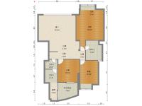 5室2廳3陽臺 湖畔之夢戶型圖