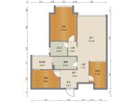 3室2廳1陽臺 實(shí)力壹方城戶型圖