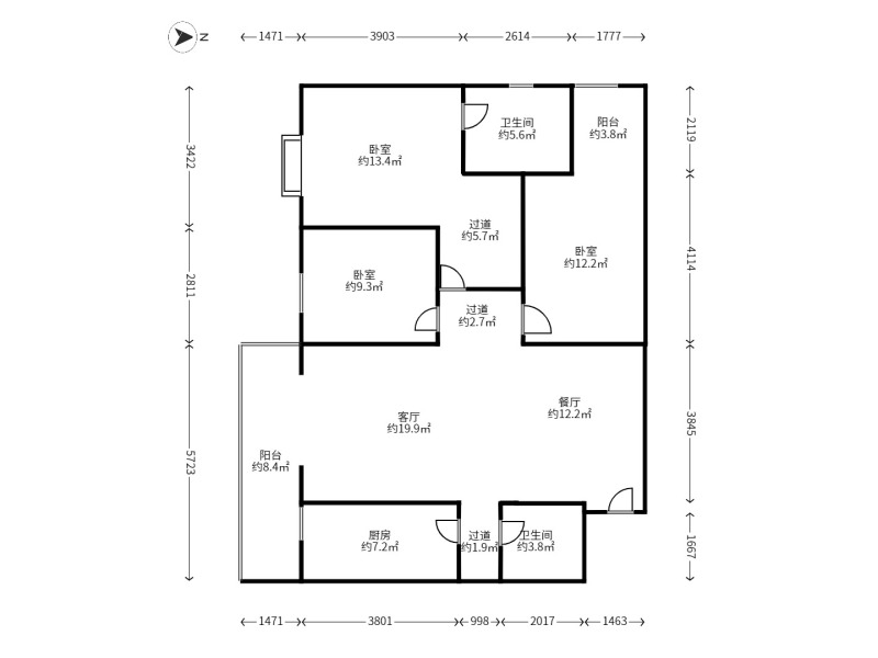 润城一区户型图