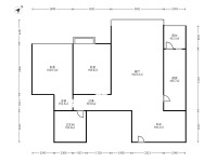 2室2廳 藍山數(shù)碼戶型圖