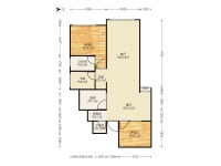 3室2廳1陽臺 美璟欣城戶型圖