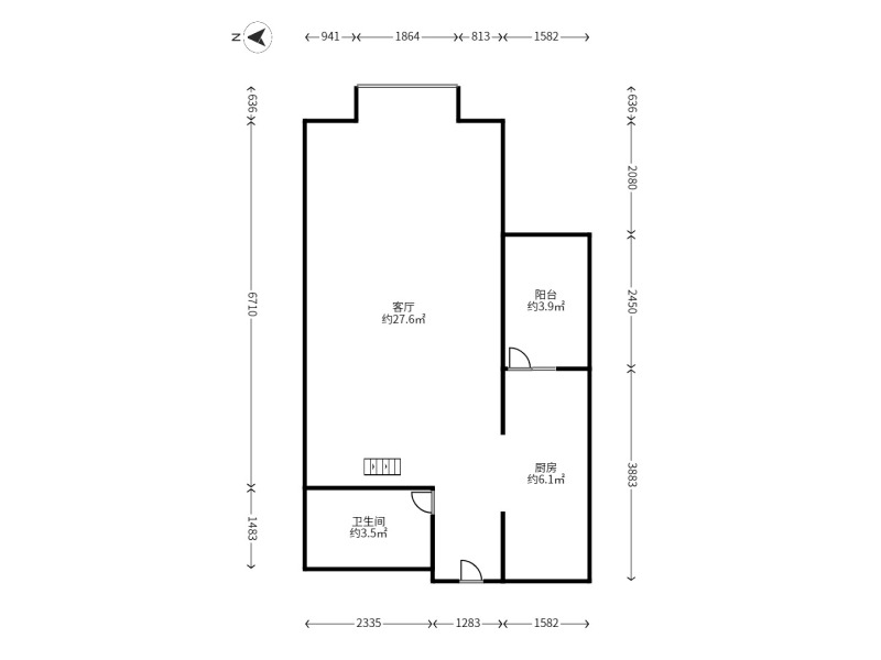 滨江俊园一期户型图