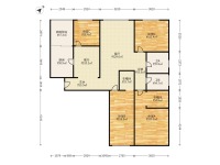 4室2廳1陽臺(tái) 紅星國(guó)際晶品戶型圖