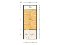 1室1廳1陽臺(tái) 和諧世紀(jì)戶型圖