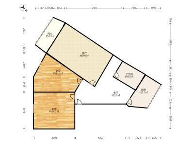 2室2廳 劉家營(yíng)新區(qū)