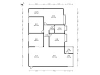 3室2廳2陽(yáng)臺(tái) 實(shí)力北岸戶型圖