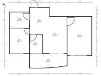 2室1廳1陽臺 世紀(jì)俊園戶型圖