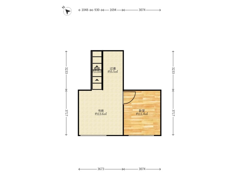 5室2廳2陽(yáng)臺(tái) 頤園里戶型圖
