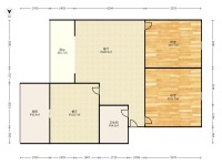 2室2廳1陽臺(tái) 新發(fā)小區(qū)戶型圖