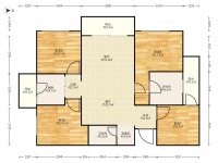 4室2廳3陽(yáng)臺(tái) 天驕北麓南區(qū)戶型圖